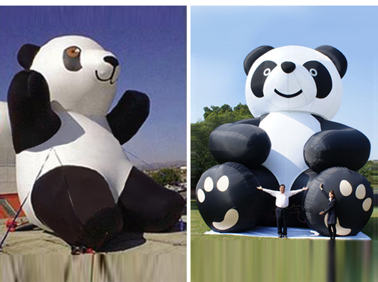 温泉熊猫活动卡通气模